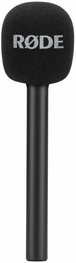 RØDE Interview GO - Handmicrofoonadapter - Plopkap en windscherm - Zwart