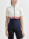 Craft Core Endur Jersey - Fietsshirt Korte Mouwen - Vochttransport - Wit Blauw