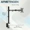 ACROPAQ Monitor arm - Voor 1 scherm, Met klemsysteem, 13 tot 32 inch - AM1212B