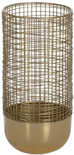 Vaas Gouden Ijzer 15 x 15 x 30 cm