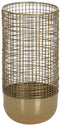 Vaas Gouden Ijzer 15 x 15 x 30 cm