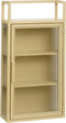 Mica Decorations Clifton Wandkast - L38 x B15 x H74 cm - Metaal - Beige