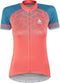 Odlo Fujin Print - Fietsshirt - Korte mouw - Dubarry-Crystal Teal - XL