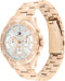 Tommy Hilfiger TH1782639 Aspen Dames Horloge - Mineraalglas - Staal - Rosé goudkleurig - 38 mm breed - Quartz - Vouw/Vlindersluiting - 3 ATM (spatwater)