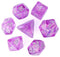 Dobbelst.Set CandyPaper Paars
