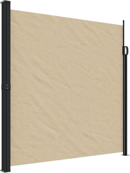 vidaXL - Windscherm - uittrekbaar - 200x500 - cm - beige