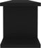 vidaXL - Wandschappen - 2 - st - 90x18x20 - cm - bewerkt - hout - zwart
