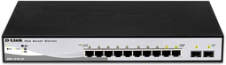 D-Link DGS-1210-10 - Managed Switch - 8x 1Gbps Ethernet 2x SFP
