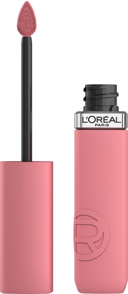 L'Oréal Paris Infaillible Matte Resistance lippenstift – Langhoudende Vloeibare Lipstick met een matte finish Verrijkt met Hyaluronzuur – Vegan – 200 Lipstick & Chill - 5ml