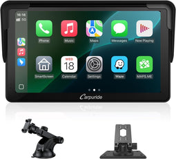 Car Stereo, Portable Wireless Carplay & Android Auto,7 Inch 1080P HD Touch Screen Radio with BT 5.0,