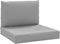 vidaXL - Palletkussens - 2 - st - stof - grijs