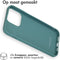 iMoshion Hoesje Geschikt voor iPhone 14 Pro Max Hoesje Siliconen - iMoshion Color Backcover - Donkergroen