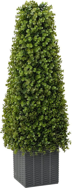 vidaXL - Kunstplant - Eucalyptus - Boom - met - Pot - 27x27x90 - cm - Groen