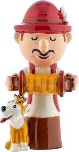 Alessi Kerstfiguur Happy Eternity Baby - Accordionist - AGJ01/9 - door Massimo Giacon & Marcello Jori