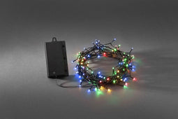 Konstsmide - LED snoer micro op batt timer 240x - multicolor (240 stuks)