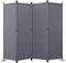 Angel Living Kamerscherm 4-Panelen - Stabiele Roomdivider - Inkijkbescherming Staal - 224x165 cm