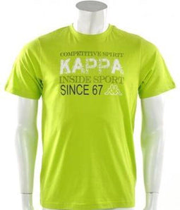 Kappa - Tee K Spirit - Groen - Heren - maat L