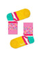 Happy Socks Kids Happy Birthday Giftbox - Muziekdoos met 3 paar sokken - Paars (3 paar)