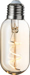 J-Line ledlamp Amber T45 Spiral E27 - glas - transparant - LED lichtjes