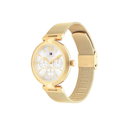 Tommy Hilfiger TH1782694 SOPHIA Dames Horloge - Mineraalglas - Staal - Goudkleurig - 36 mm breed - Quartz - Druksluiting - 3 ATM (spatwater)