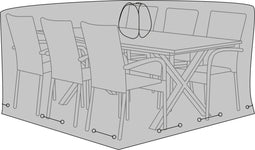 Tuinmeubelhoes Voor Tafel Met 6 Stoelen - 100% Polyester - 155x235x95 cm - Beschermhoes Luxury - House Nordic