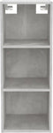 vidaXL Wandkast - 34,5x32,5x90 cm - bewerkt hout - bruin eikenkleur