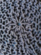 SVJ Poef Rond - 45 x 45 x 30 cm - Katoen - Blauw