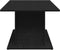 vidaXL - Salontafel - Zwart - Eiken - 102x55,5x40 - cm - Bewerkt - Hout