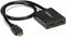 Startech.com ST122HD4KU - 4K HDMI 2-poorts videosplitter - 3D ondersteuning - Zwart