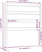 vidaXL - Hoofdbord - 81x4x100 - cm - massief - grenenhout - wit
