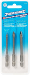 Silverline Tegel- en glassnijder set - zeskant aansluiting - 5, 6 en 8 mm - 3-delig