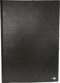 Liderpapel CG26, Project folder, A2, Zwart, 1520 g/m², Elastische band, 745 mm