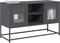 vidaXL - Tv-meubel - 100,5x39x60,5 - cm - staal - antracietkleurig