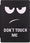 Tablet Hoes Geschikt voor Microsoft Surface Pro 4 / Pro 6 / Pro 7 - Design Trifold Bookcase - Meerkleurig /Don't touch
