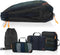 Packing Cubes Compressie - Reisorganizer voor Koffer en Rugzak - 4-delige Set - Zwart