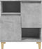 vidaXL - Dressoir - 60x35x70 - cm - bewerkt - hout - betongrijs