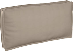 vidaXL - Paletkussen - voor - Zit-/Rugleuning - Taupe - 120x60x12 - cm - Oxford - Stof
