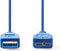 Nedis USB-Kabel - USB 3.2 Gen 1 - USB-A Male - USB Micro-B Male - 5 Gbps - 1.00 m - Blauw