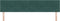 vidaXL - Hoofdbord - met - knopen - in - donkergroen - 200 - cm - van - fluweel