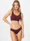 Sloggi Zero Feel Top - Dames - Zacht gevulde cups - Bordeaux - L