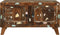 vidaXL - Koffietafel - Multikleur - 80x54x45 - cm - Massief - Gerecycled - Hout