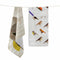 Happy Friday Tea towel (2 pc) Nest 70x50 cm Multicolor