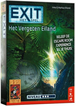 999 Games - EXIT - Het Vergeten Eiland - Escape Room Spel - Coöperatief (1 stuk)