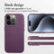 Accezz iPhone 15 Pro - MagSafe Leather Backcover - Echt leer - Paars