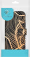iMoshion Hoesje Geschikt voor Samsung Galaxy A20e Hoesje Met Pasjeshouder - iMoshion Design Softcase Bookcase - Goud / Zwart / Golden Leaves