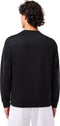 Lacoste Sweatshirt - Mesh-Panelen - Maat L - Ronde Hals - Zwart