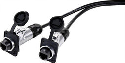 29039c292d RJ45 Netwerkkabel, patchkabel CAT 5e U/UTP 10.00 m Zwart Waterdicht 1 stuk(s)