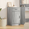 vidaXL - Dressoir - grijs - Sonoma - 40x41x75 - cm - gefabriceerd - hout
