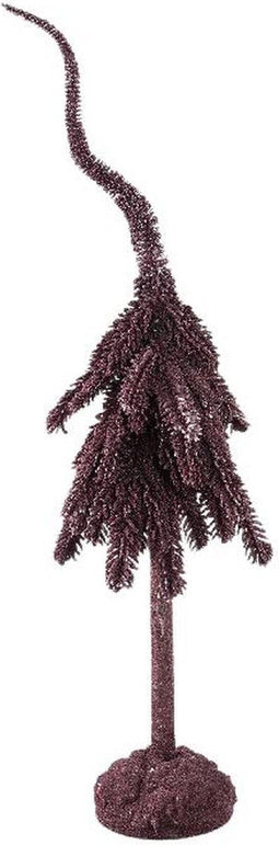 PTMD Decoratieve Kerstboom Dorenda - 22x22x90 cm - Polyester - Paars