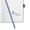 Sigel - notitieboek - Jolie Flair - A6 - hardcover - 174 pagina's - lijn - 80 grams papier - Indigo blauw - SI-JN100